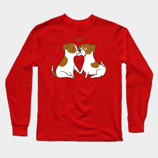 Jack Russell Terrier Kisses Long Sleeve T-Shirt